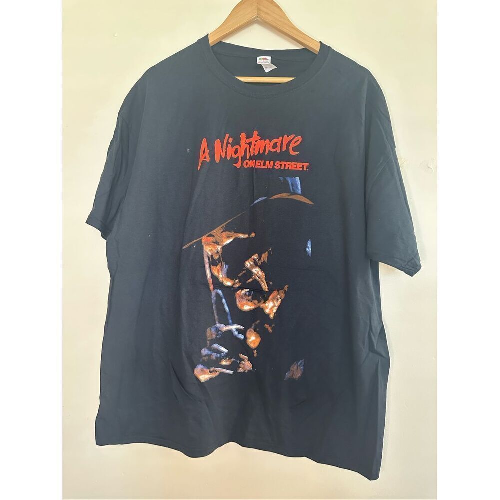 🎃 Freddie Krueger Nightmare on Elm Street Black T Shirt Size XL New